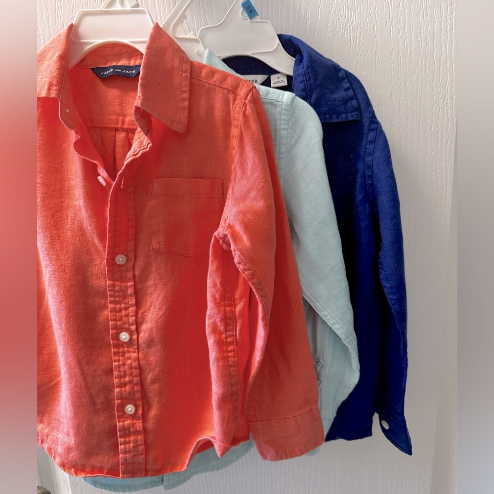 Janie and Jack Shirts Size 3T (bundle of 3)